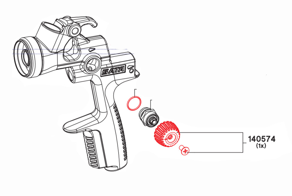 Kontrolknap Med Skrue 140574