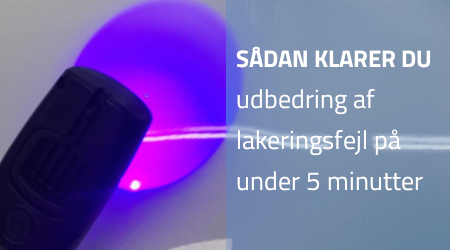 Sådan klarer du udbedring af lakeringsfejl