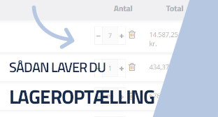 Sådan laver du lageroptælling