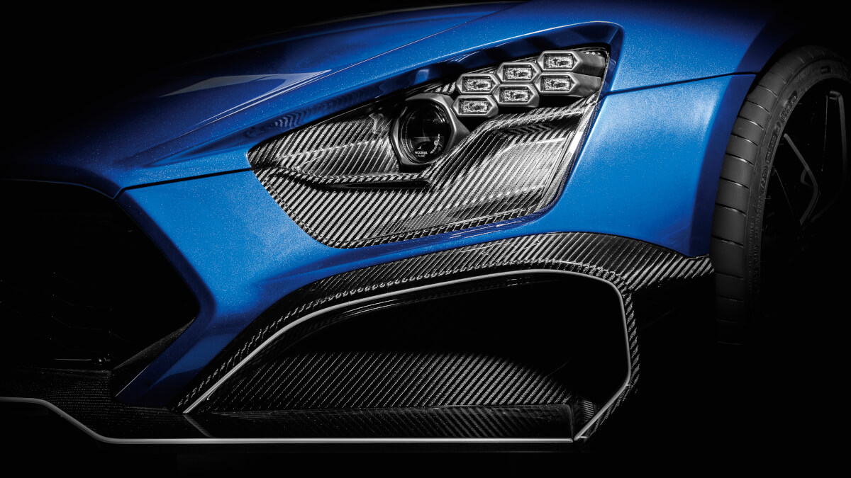 Zenvo TSR-S carbon front