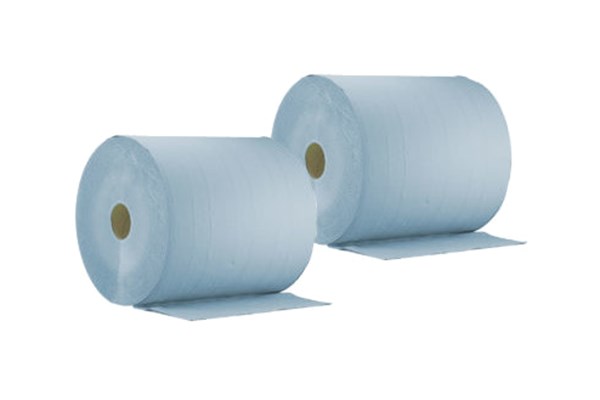 60-125 Cleaning Paper Blue 2-Ply Glued