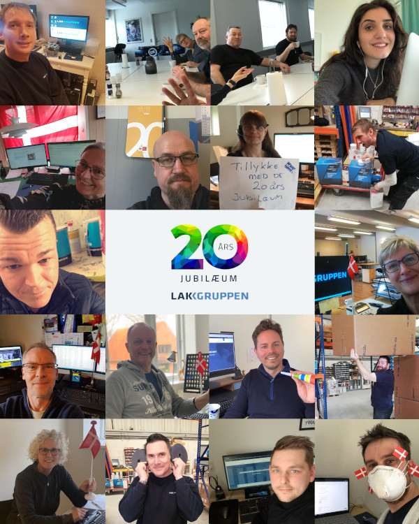20 år jubilæum lakgruppen