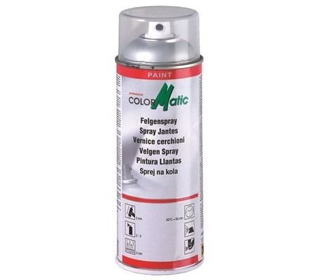 Colormatic Hjulmaling Spray - Sølv Satin Glans