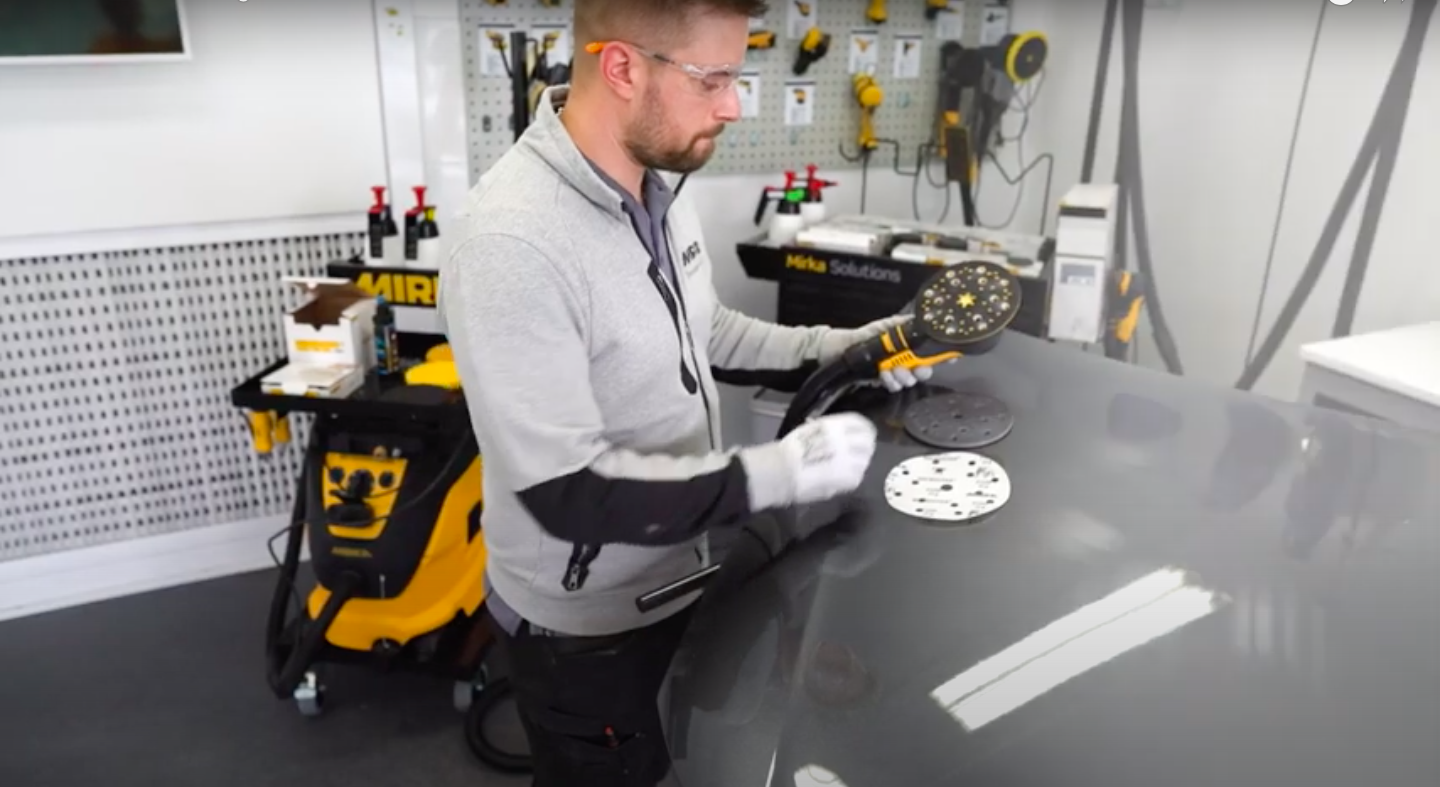 Sådan fjerner du større fejl og ridser med Mirka