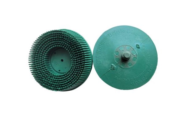 Scotch-Brite Roloc Bristle rondel, 76 mm, P50, Grøn