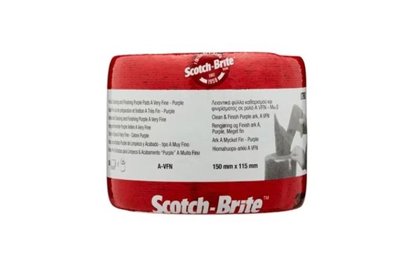 3M Scotch-Brite Clean & Finish rulle, 150 mm x 115 mm, meget fin