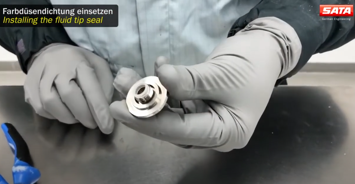 Sådan skifter du dyse pakning på sata sprøjtepistol