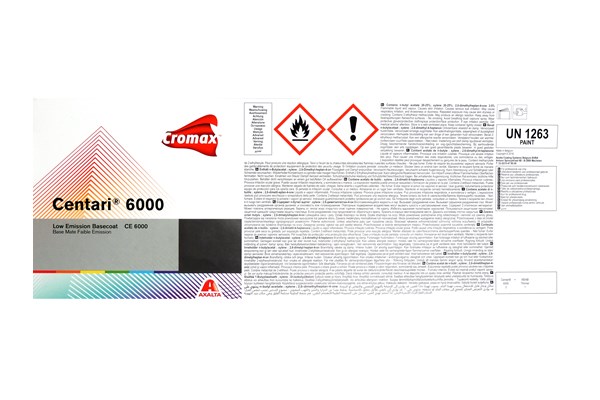 Centari 6000 Label