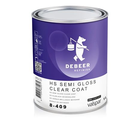 8-409 Hs Semi Gloss Clear Coat