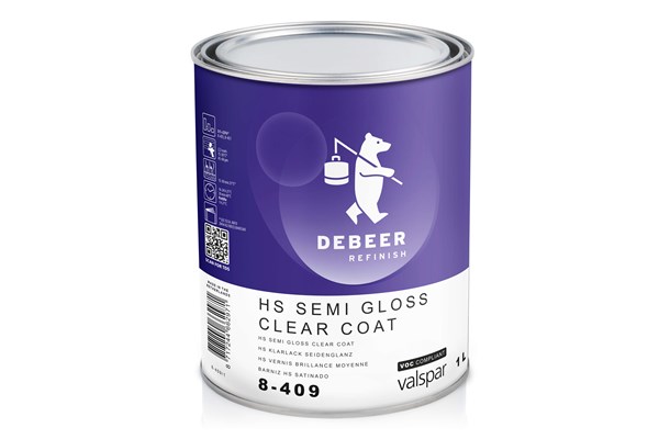 8-409 HS Semi Gloss Clear Coat